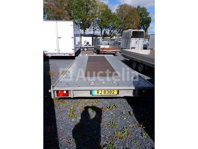 Temared dubbelassige flatbed trailer (VIN:SWH6L30700H421680) – foto 4 – kavel bij Auctelia, Fauvillers