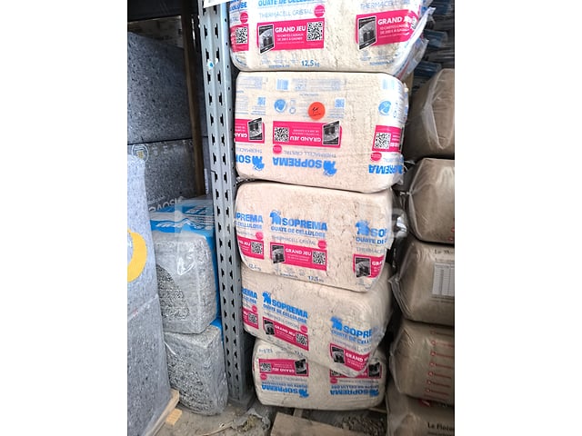 THERMACELL CRISTAL thermische en akoestisch isolerende cellulose vulling 12,5 kg: 5 packs – foto 2 – kavel bij Auctelia, Bastogne