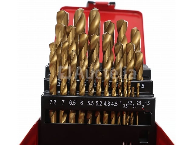 Titanium metalen boorbits (29 stuks) KRAFT&DELE – foto 2 – kavel bij Auctelia, Aye