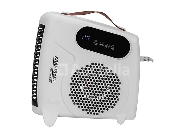 Ventilatorkachel, 2000W elektrische kachel + KRAFT&DELE-afstandsbediening – foto 3 – kavel bij Auctelia, Aye