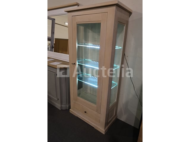 Verlichte vitrinekast – foto 2 – kavel bij Auctelia, Mont-de-l'Enclus