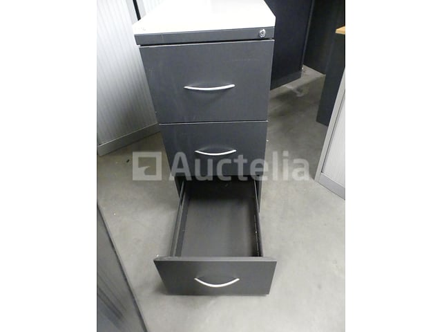 Verticale kast met 3 lades – foto 5 – kavel bij Auctelia, Saint-Gilles
