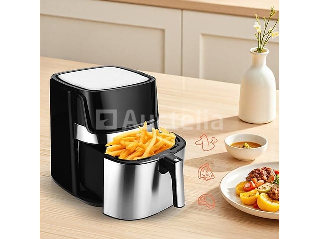 Vetvrije airfryer 8L 1850W – foto 2 – kavel bij Auctelia, Aye