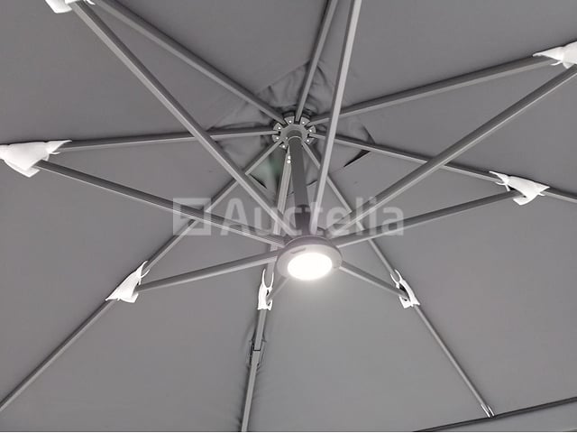 Vierdubbele hangende parasol Donkergrijs (4 * 300x300cm) – foto 7 – kavel bij Auctelia, Tholen