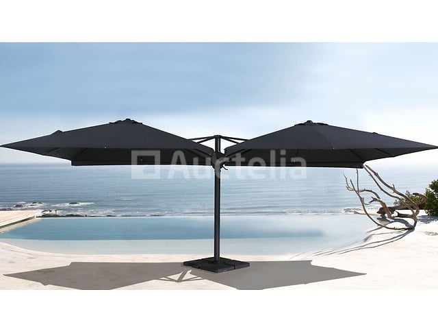 Vierdubbele hangende parasol Taupe (4 * 300x300cm) – foto 7 – kavel bij Auctelia, Tholen
