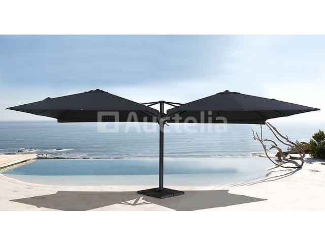 Vierdubbele hangende parasol Wit (4 * 300x300cm) – foto 5 – kavel bij Auctelia, Tholen