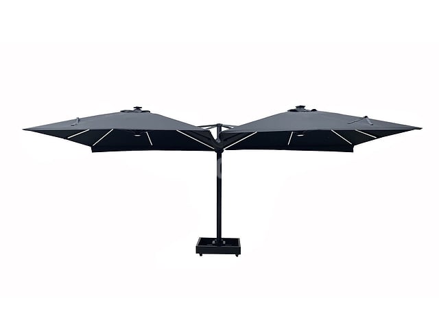 Vierdubbele hangende parasol Wit (4 * 300x300cm) – foto 6 – kavel bij Auctelia, Tholen