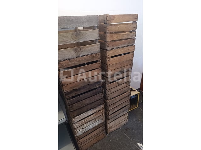 Vintage houten kratten – foto 4 – kavel bij Auctelia, Lasne