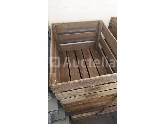 Vintage houten kratten – foto 3 – kavel bij Auctelia, Lasne