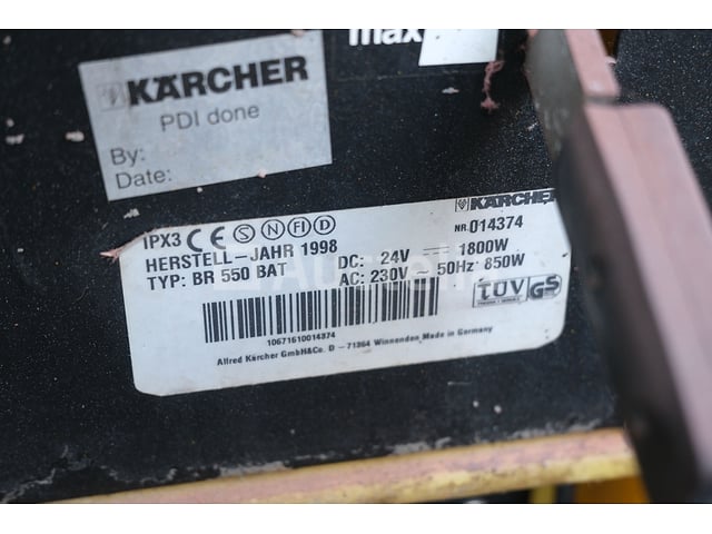 Vloerwasser (voor onderdelen) Karcher BR 550 BAT – foto 6 – kavel bij Auctelia, Cuesmes