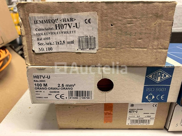 VOB 1,5² & 2,5² elektrische draden (DRAKA en EUPEN) – foto 2 – kavel bij Auctelia, Uccle