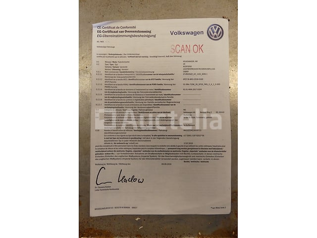 Volkswagen Caddy Car (2019-201,036 km) – foto 8 – kavel bij Auctelia, Courcelles