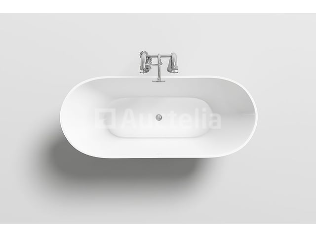 Vrijstaand bad Wit - 170x80x60cm - incl. pop up drain & sifon – foto 3 – kavel bij Auctelia, Tholen