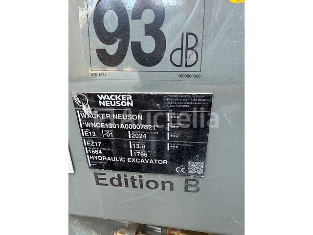 Wacker Neuson EZ17 Mini Rupsgraafmachine (2024-235 uur - VIN: WNCE1301A00007821) – foto 7 – kavel bij Auctelia, Court-Saint-Étienne
