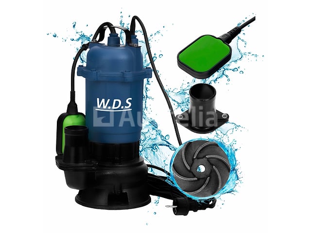 Waterpomp 2" 2850W 30000l/u + Vlotmotor W.D.S – foto 5 – kavel bij Auctelia, Aye