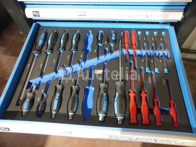 Werkplaatskarretje met HBM-werktuigmachines – foto 7 – kavel bij Auctelia, Éghezée
