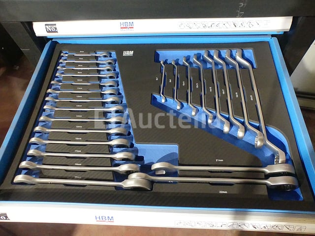 Werkplaatskarretje met HBM-werktuigmachines – foto 6 – kavel bij Auctelia, Éghezée