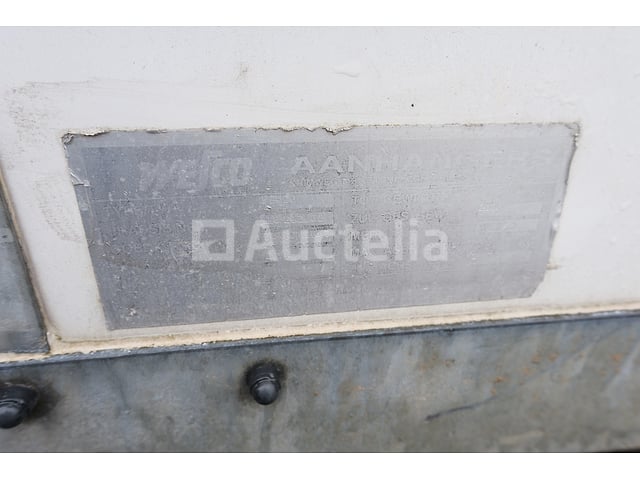 Wesco P2020 Dubbelassige Veetrailer (1994-VIN:XLWE12062) – foto 8 – kavel bij Auctelia, Tintigny