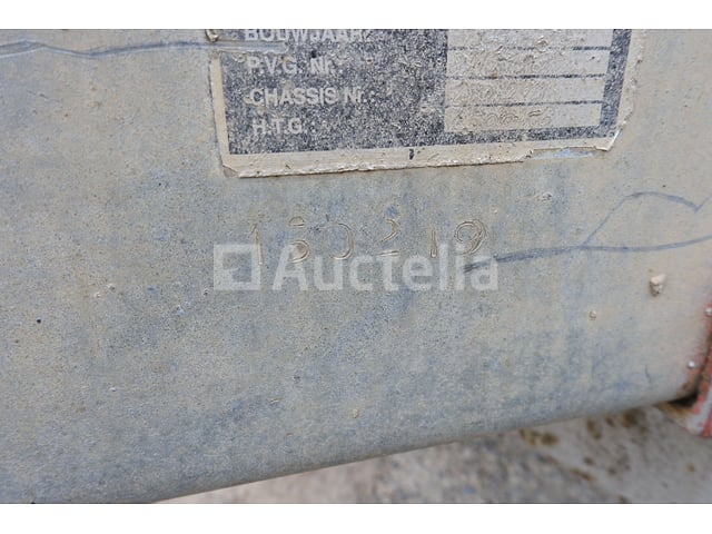 Weytens 3/3500W drieassige platte oplegger (VIN:150219) – foto 7 – kavel bij Auctelia, Havelange
