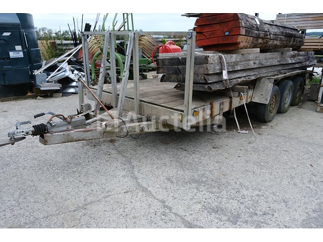Weytens 3/3500W drieassige platte oplegger (VIN:150219) – foto 2 – kavel bij Auctelia, Havelange