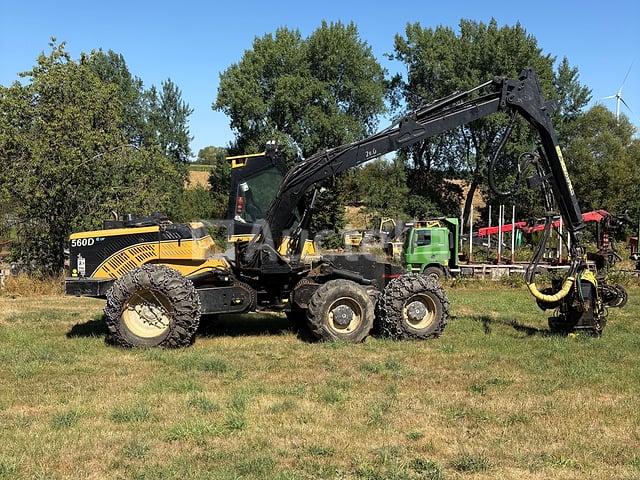 Wheeled harvester met ontarmkop Ecolog 560 D – foto 7 – kavel bij Auctelia, Bièvre