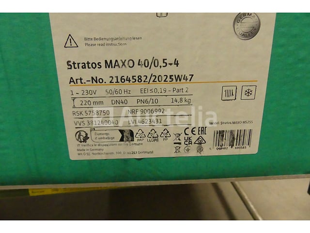 Wilo Stratos Maxo Industriële Circulator – foto 4 – kavel bij Auctelia, Charleroi