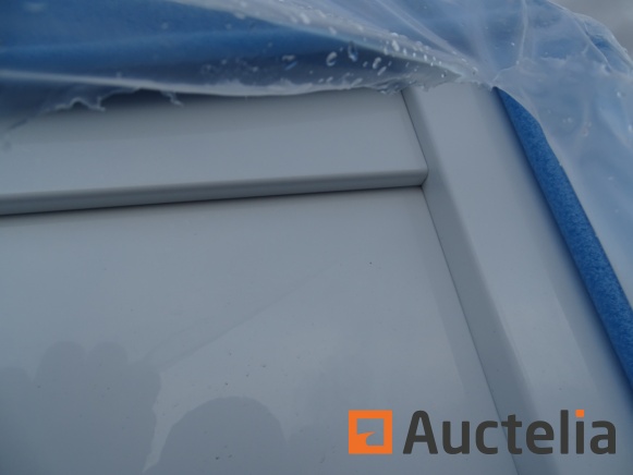 Witte aluminium poort Aosta 167 x 100 (Winkelwaarde: €849) – foto 6 – kavel bij Auctelia, Aye