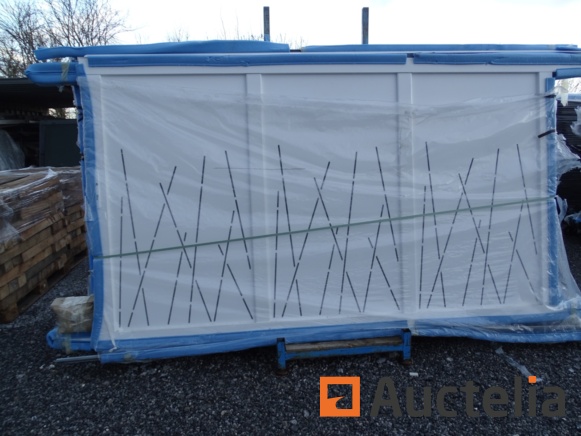 Witte schuifdeur Aluminium Caminia 180 x 300 (Winkelwaarde: 2.519 €) – foto 2 – kavel bij Auctelia, Aye
