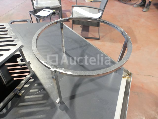 Zeshoekige plancha-brazier – foto 7 – kavel bij Auctelia, Éghezée