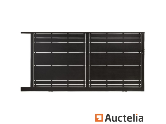 Zwarte schuifdeur Stalen Cazals 162 x 335 (Winkelwaarde: 2.359 €) – foto 3 – kavel bij Auctelia, Aye