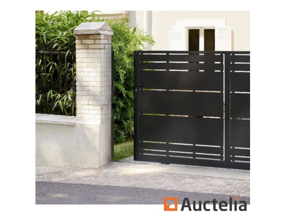 Zwarte schuifdeur Stalen Cazals 162 x 335 (Winkelwaarde: 2.359 €) – foto 2 – kavel bij Auctelia, Aye